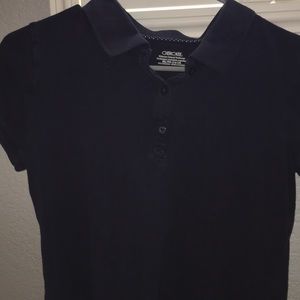 Navy Blue Collared Shirt